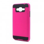 Wholesale Samsung Galaxy J2 Prime, Grand Prime Plus Armor Hybrid Case (Hot Pink)